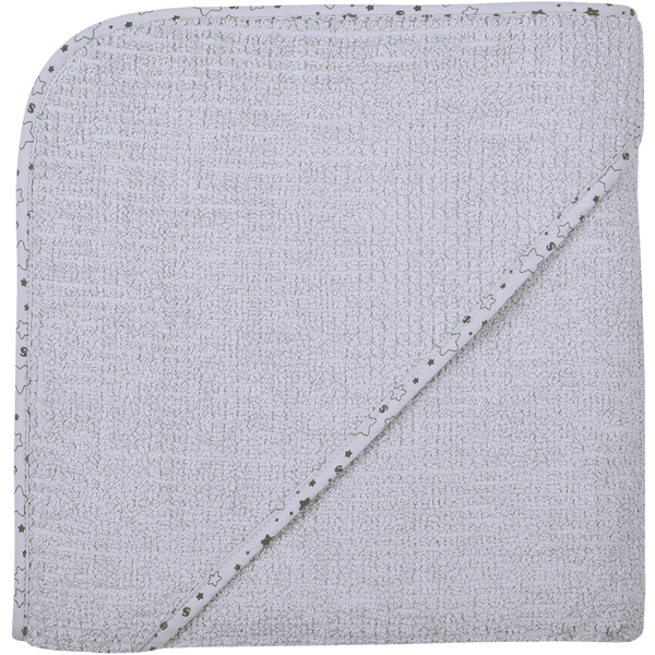 WÖRNER SÜDFROTTIER A casa asciugamano da bagno con cappuccio grigio chiaro 100 x 100 cm 