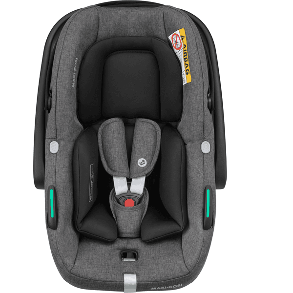 Maxi-Cosi Zelia S Trio Passeggino neonati 3 in 1, 0-4 anni, fino a 22 kg,  Trio completo con passeggino reclinabile convertibile in carrozzina,  seggiolino auto i-Size e borsa passeggino, Grigio Scuro 