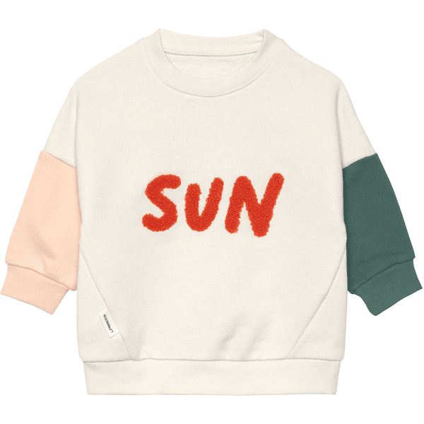 LÄSSIG Kinder Pullover Little Gang Sun weiß