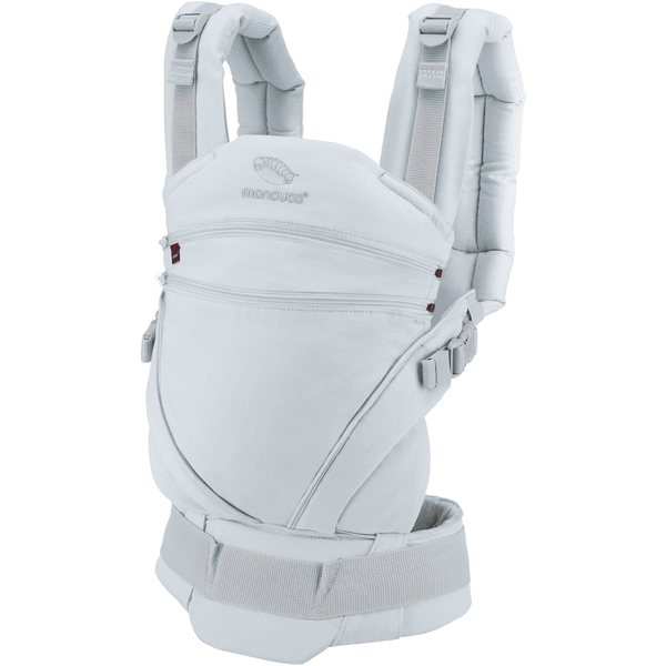 Manduca XT Gray White mochila portabebés Manduca XT gris blanco