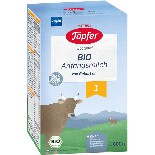 Töpfer Anfangsmilch 1 Bio 600g ab der Geburt