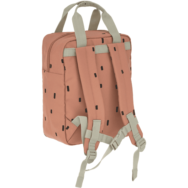LASSIG Mini Square Backpack Happy Print s caramel pinkorblue.pl