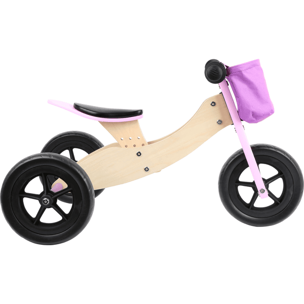 Mini-draisienne Pour Enfants Vélo D'apprentissage En Bois Rose