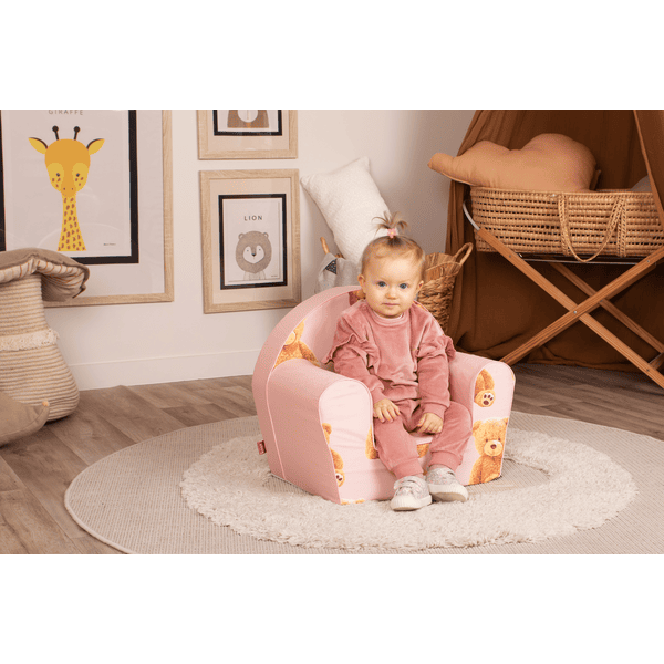 knorr toys Kindersessel Teddy pink babymarkt