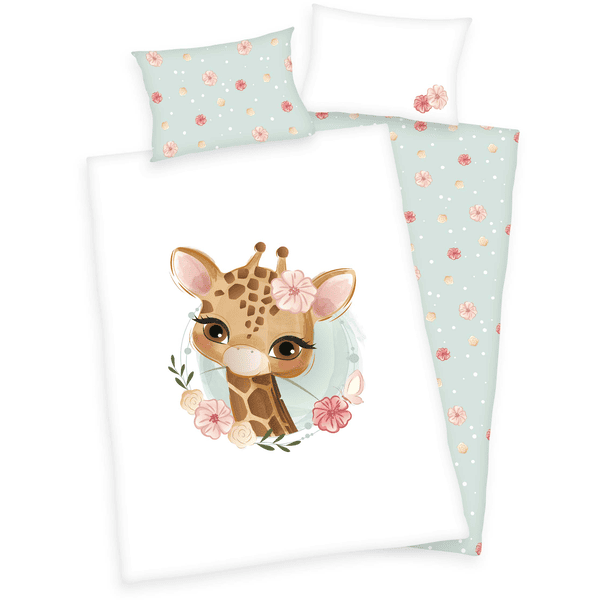 babybest® Bettwäsche Giraffe 100 x 135 cm