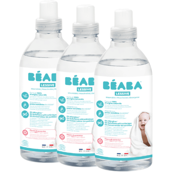 BEABA  ® Tvättmedel Set om 3 - Doftfritt - 3 x 1L  