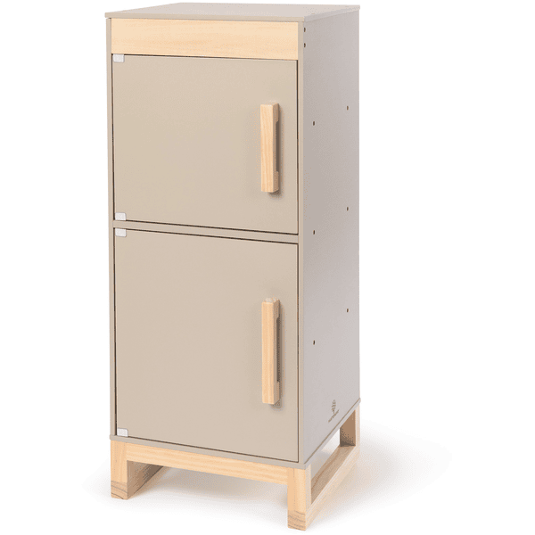 MUSTERKIND® Kühlschrank Ficus, warmgrau/natur