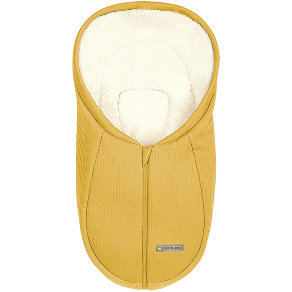odenwälder Fußsäckchen für Kindersitze Sweat mustard