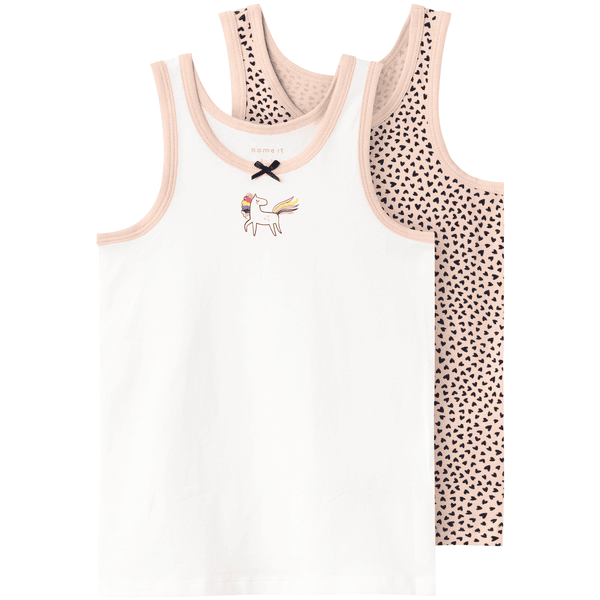 name it Tank top 2-pack Ilta Sand 