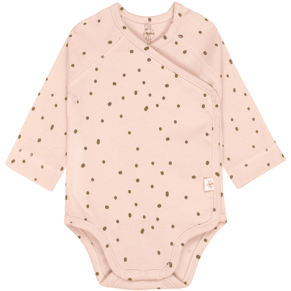 LÄSSIG Baby bodysuit med lång ärm rosa