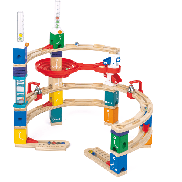 Hape marble run Quadrilla-kodesett for avanserte brukere