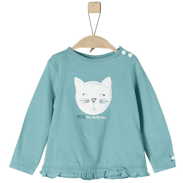 s.Oliver Girls Langarmshirt turquoise
