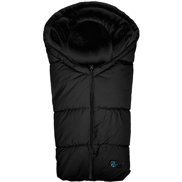 Altabebe Winterfußsack Active für Babyschale Schwarz-Schwarz