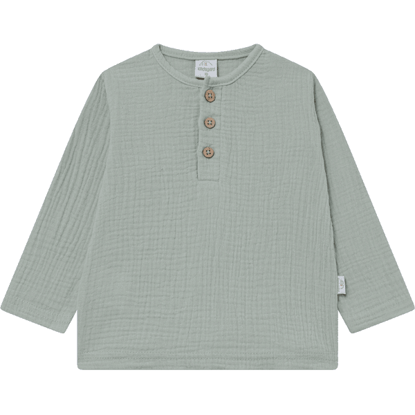 kindsgard Mousseline shirt met lange mouwen solmig mint