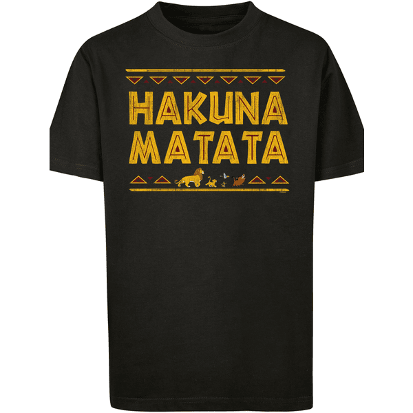 Matata de König - Hakuna T-Shirt schwarz Disney der Löwen F4NT4STIC babymarkt.