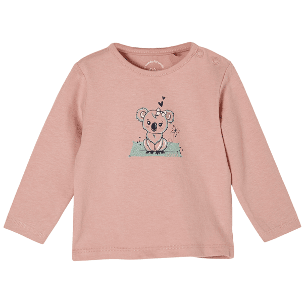 s. Olive r Camiseta de manga larga light rosa