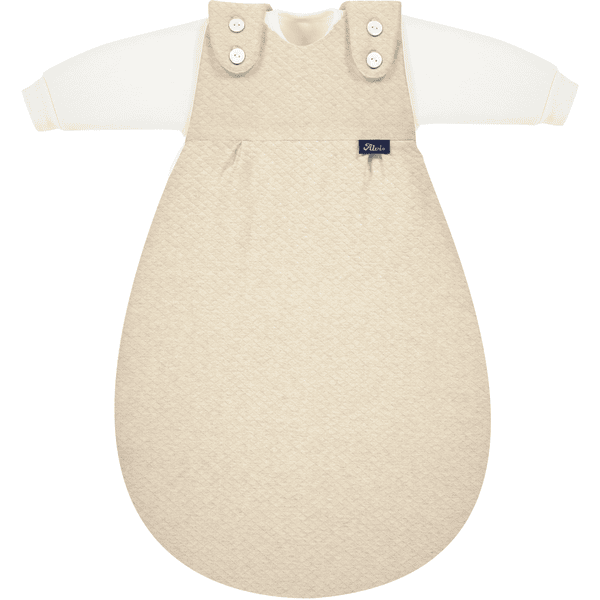 Alvi ® Saco de dormir Baby-Mäxchen Special Fabrics Quilt nature 3 partes