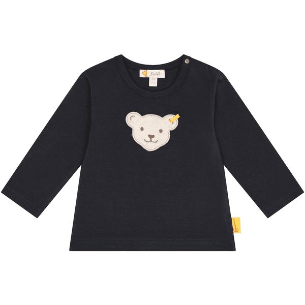 Steiff Camiseta para niños manga larga navy