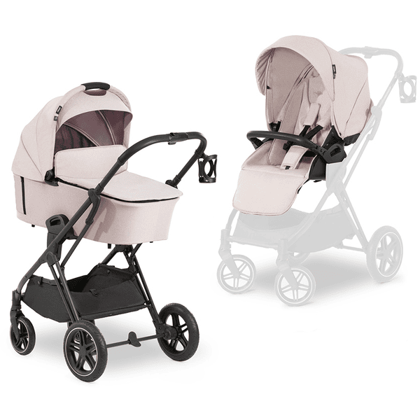 hauck Pram Vision X Set Black Melange Beige