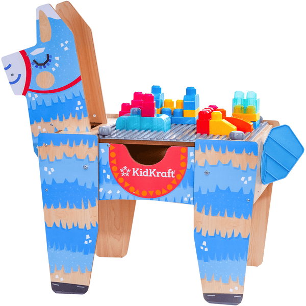 KidKraft® Table d'activités enfant briques Llama Pinata bois 20421