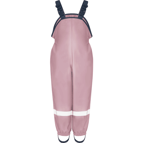 Playshoes Fleece-Trägerhose rosa