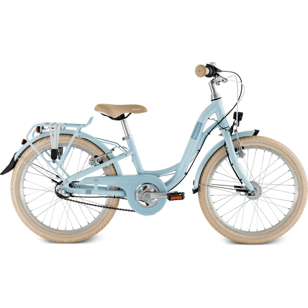 PUKY ® Bicicleta SKYRIDE 20-3 CLASS IC, azul retro