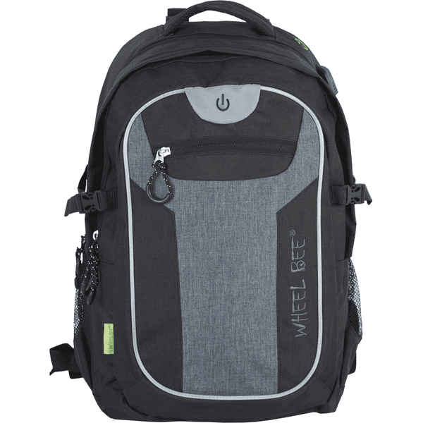 Wheel Bee® Rucksack Revolution, schwarz/grau