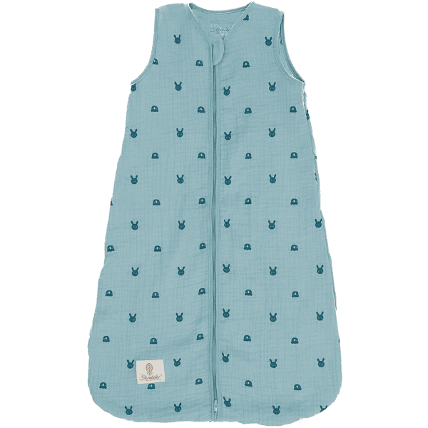 Sterntaler Saco de dormir de muselina Kinni+Kalla blue melange 