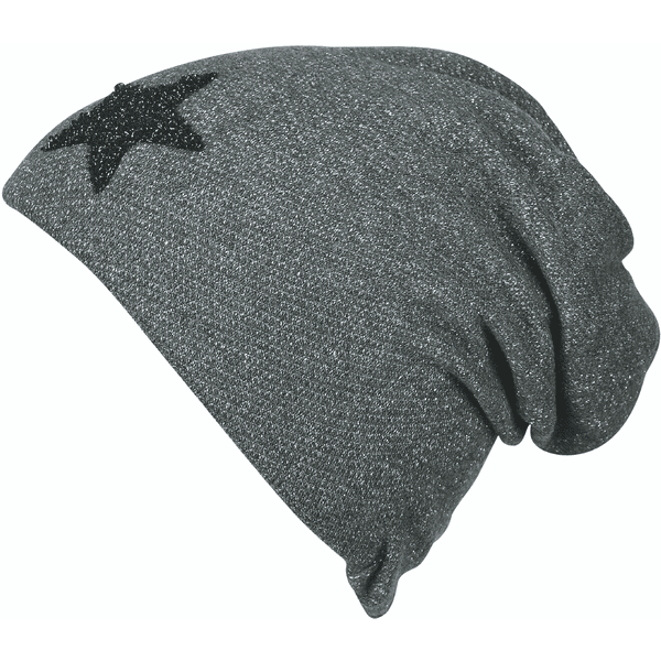 Sterntaler slouch beanie potní tkanina iron grey