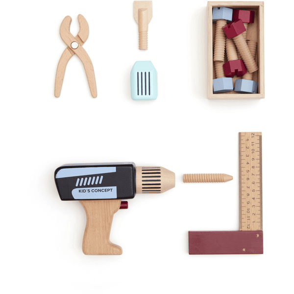 Kids Concept® Mallette à outils enfant Kid's Hub bois