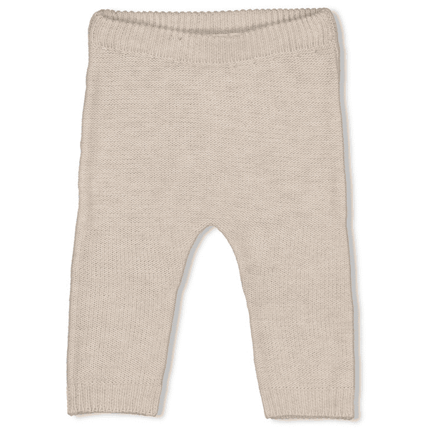 Feetje Gebreide broek Little Duck Taupe melange