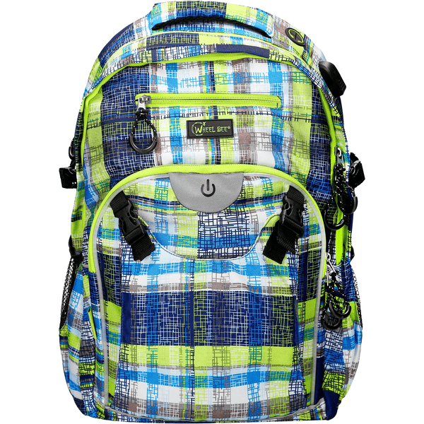 Wheel Bee® Rucksack Generation Z, blau/grün/weiß