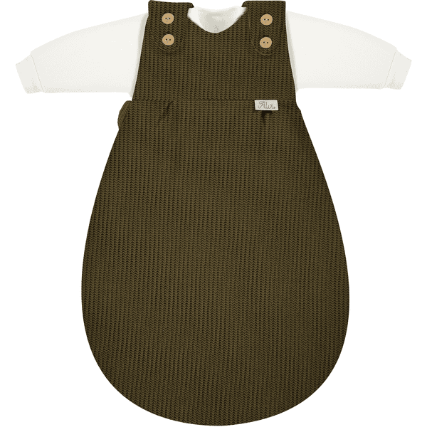 Alvi® Baby mummy 3-częściowa specjalna dzianina Khaki