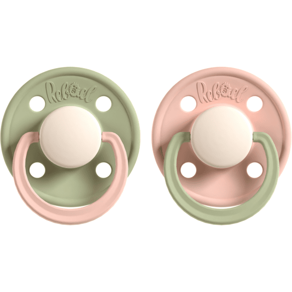 Rebael Smokk 2-pk 0-6 M Cloudy Pearl y Poodle/Tornado Pearl y Dolphin