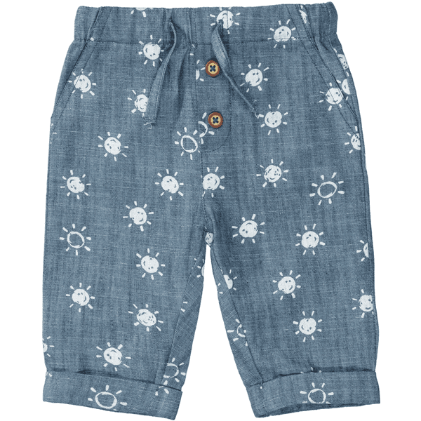 Staccato Webhose blue denim gemustert