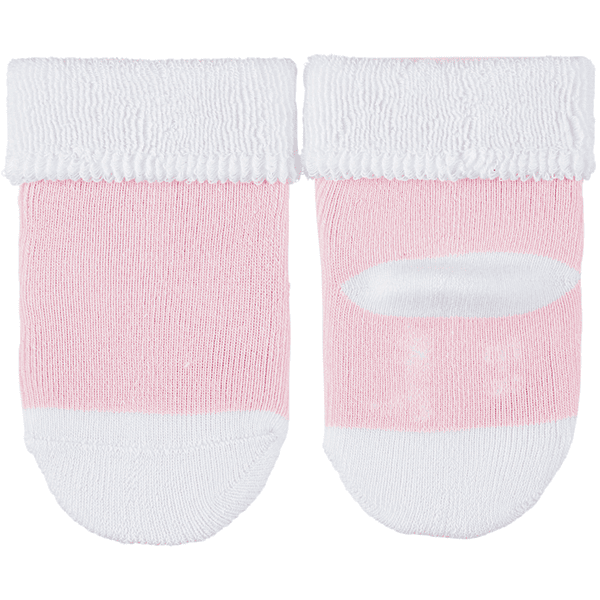 Sterntaler Lot de 3 chaussettes bébé fraise blanche