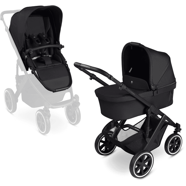 ABC DESIGN i-Size Black Salsa 4 Air Biscuit collection kinderwagen incl. cybex GOLD Cloud G baby-autostoeltje Plus Moon Plus en adapter