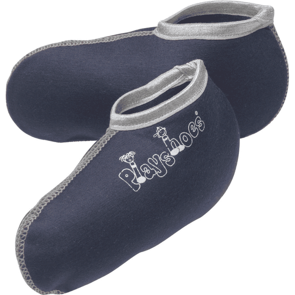 Playshoes Stiefel-Socke marine/grau