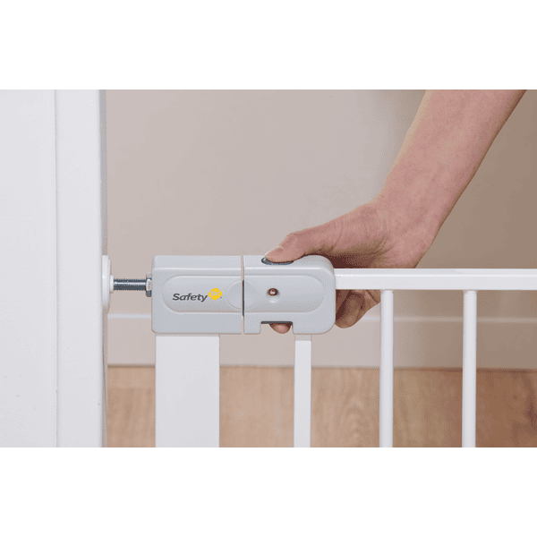 Safety 1st Auto Close Cancelletto di Sicurezza per Bambini con Sistema di  Chiusura Automatica, per Aperture 73-80 cm Estensibile Fino a Max 136 cm  con Estensioni Vendute a Parte, in Metallo Bianco 