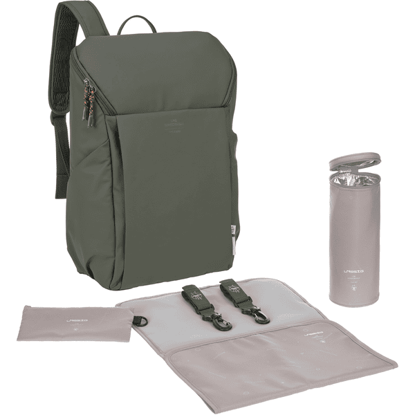 LASSIG Wickelrucksack Slender Up Backpack olive