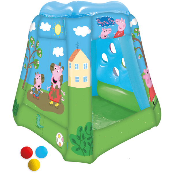 John® Piscina de bolas hinchables Peppa Pig - con 20 bolas de PE