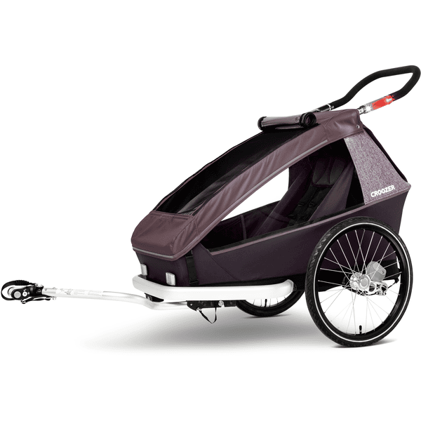 CROOZER Kinderfahrradanhänger Kid Vaaya 1 Blossom Red