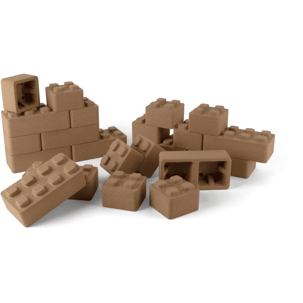 dantoy Piccolo set di blocchi da costruzione in sughero, 22 pezzi