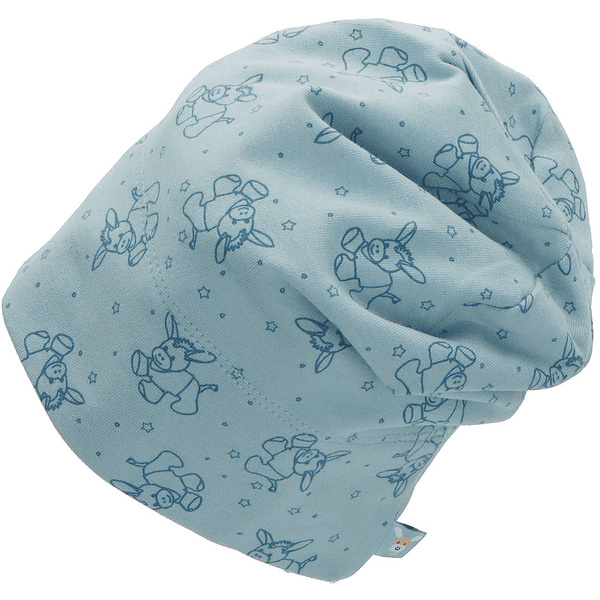 Sterntaler Slouch-Beanie Esel hellblau 