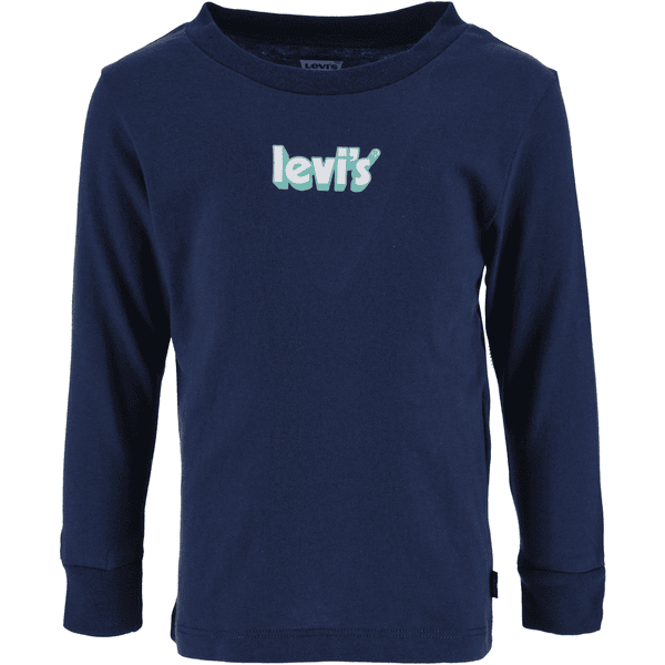 Levi's® langermet skjorte med Allover - Print mørk blå