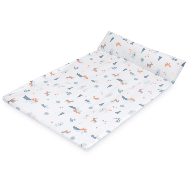 JULIUS ZÖLLNER Jersey Bezug Loop Comfy für Wickelauflagen Softy Little Fox 85 x 75 cm