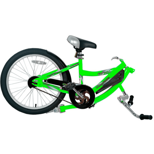 WeeRide Remolque de bicicleta para niños Tandem Copilot Green 