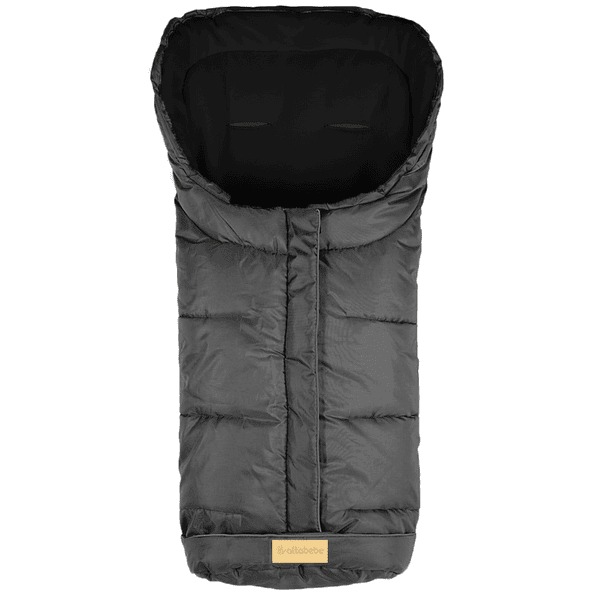 Altabebe Winter Footmuff Active lastenvaunuihin Tummanharmaa-musta