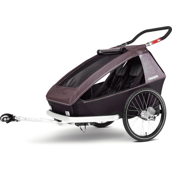 CROOZER Kinderfahrradanhänger Kid Vaaya 2 Blossom Red