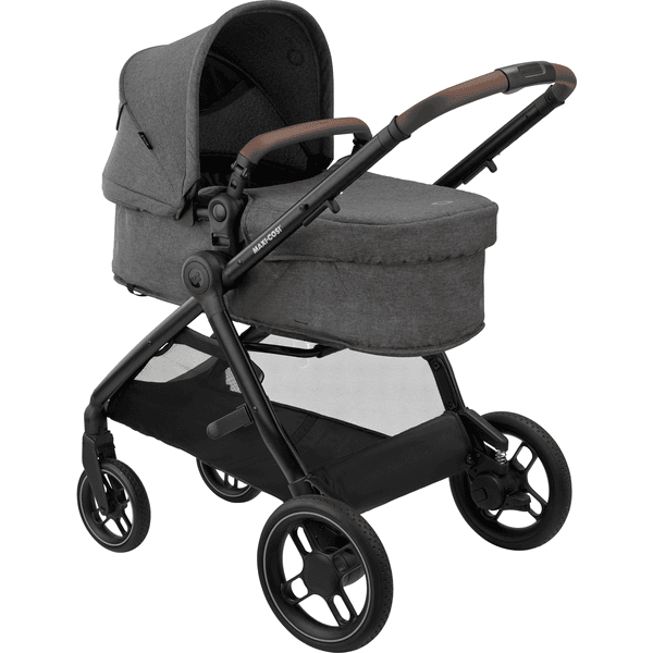 MAXI-COSI Poussette 2 en 1 Zelia 3, nacelle intégrée, 4 roues, Essential  Graphite - Gris Gris - Kiabi - 359.99€